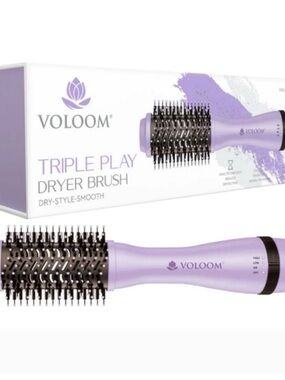 Triple Play Dryer Brush - Lavender